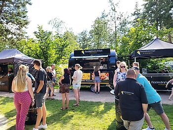 Foodtruckfestival camping Horstmansbos in Gasselte Feenstra's Friet