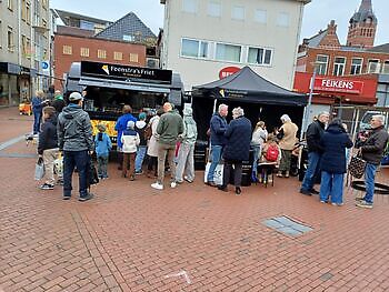 Feenstra's friet heeft een succesvolle Duitse dag in Winschoten. Feenstra's Friet