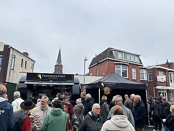 De jaarlijkse allerheiligenmarkt was voor Feenstra's friet weer een feit. Feenstra's Friet