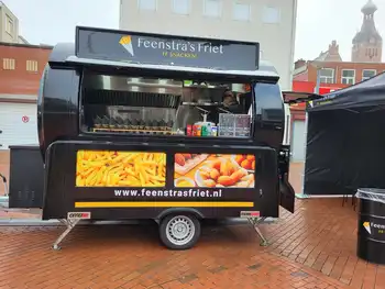 Zaterdag 1 maart stond Feenstra's Friet weer op de zaterdagmarkt in Winschoten. Feenstra's Friet