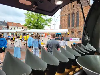 1 Juni vond de allereerste 4 mijl van Winschoten plaats op het Marktplein! Feenstra's Friet