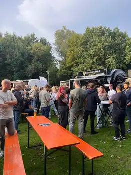 Feenstras Pommes frites auf einem viertägigen Festival in Deutschland - Feenstra's Friet