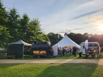 Feenstras Pommes frites auf einem viertägigen Festival in Deutschland Feenstra's Friet