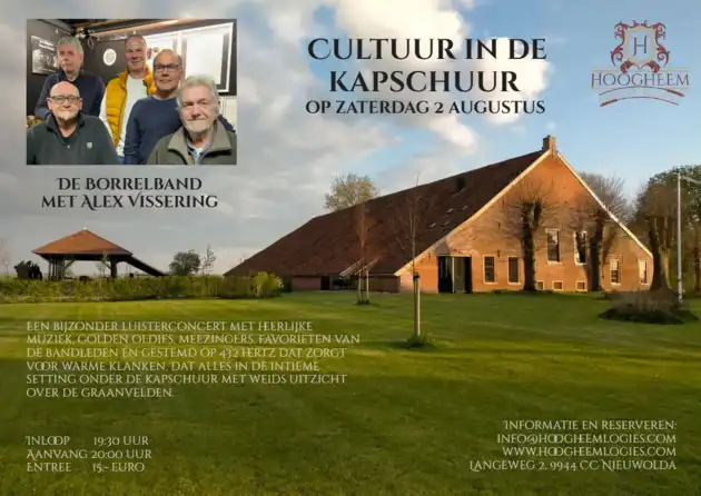 Cultuur in de kapschuur - update Hoogheem Erfgoed & Logies Nieuwolda