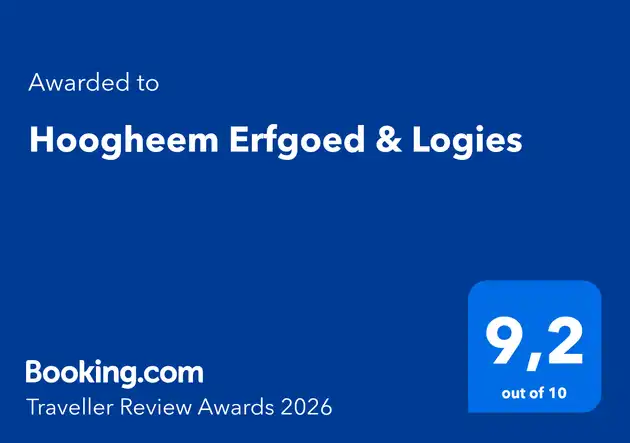 Traveller Review Award 2026 Hoogheem Erfgoed & Logies Nieuwolda