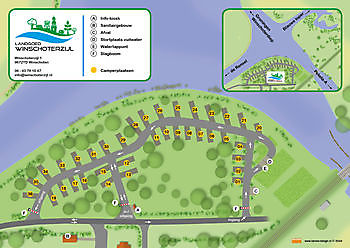 Plattegrond camperpark Landgoed Winschoterzijl Camperpark Landgoed Winschoterzijl Oldambt