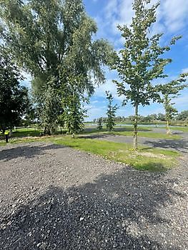 Schöne Aussicht über den Camper Park Camperpark Landgoed Winschoterzijl Oldambt