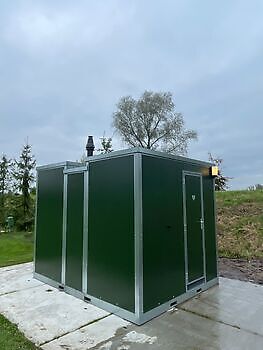 The shower and toilet are finally ready!! Camperpark Landgoed Winschoterzijl Oldambt