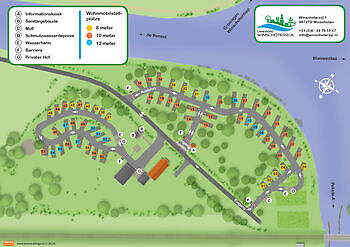 German Map Camperpark Estate Winschoterzijl Camperpark Landgoed Winschoterzijl Oldambt